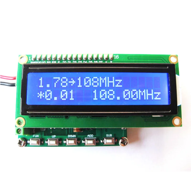 

DDS FM signal generator 78~108MHz PLL digital display LCD