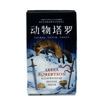 

New Design Attractive Cards Animal Totem Tarot Board Game 78 PCS/Set Cards Game Edition Tarot Board Game For Family