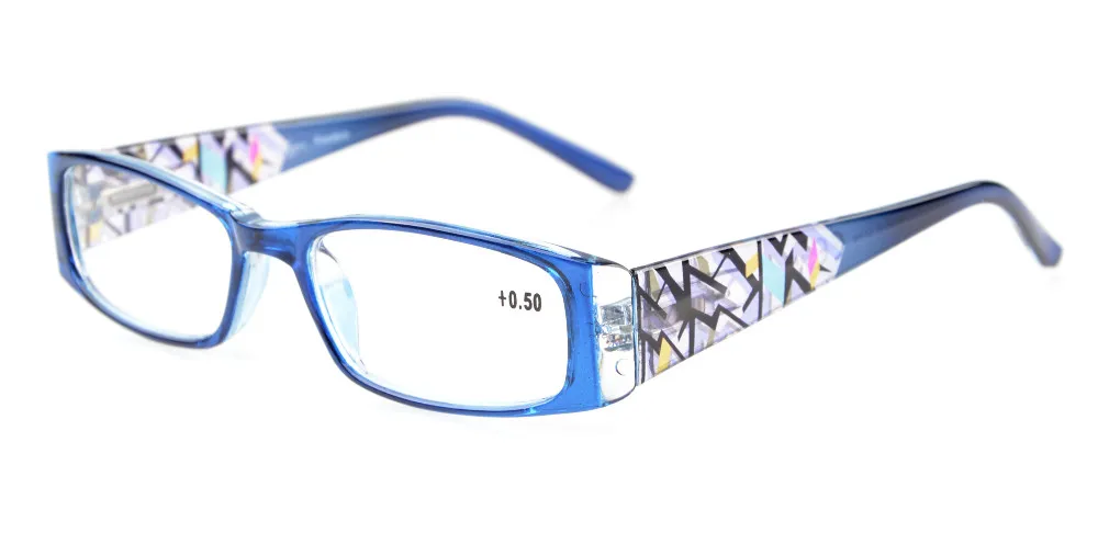R006D Eyekepper 5 штук в партии; стильный lookcrystal аэрофритюрница руки Пружинные шарниры женские очки для чтения+ 0,50-+ 4,00