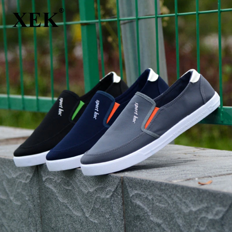 XEK vulcanizados de para hombre, zapatillas deportivas transpirables de plataforma, color blanco, verano, ZLL130|Calzado vulcanizado de hombre| - AliExpress