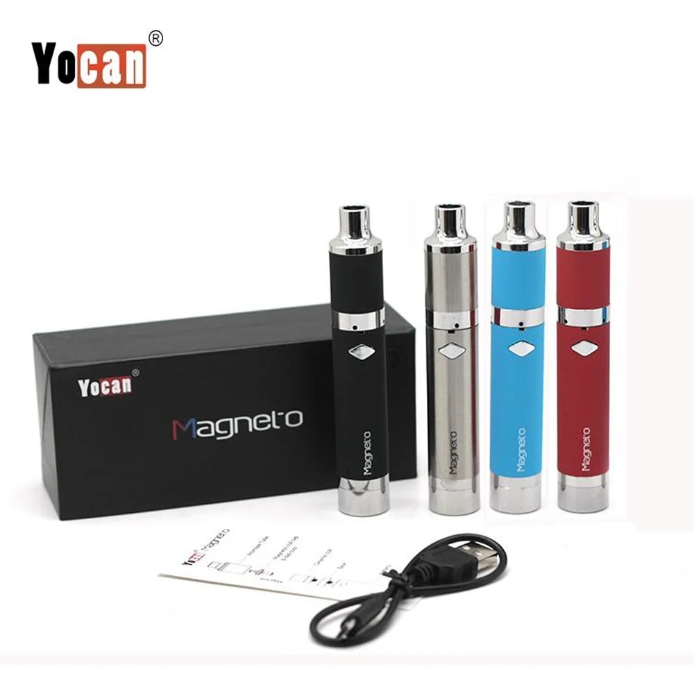 

Original Yocan Evolve Magneto Wax Pen Kits With Magneto 1100mAh Battery Upgraded from Evolve Plus Ceramic Coil Vape Vaporizer