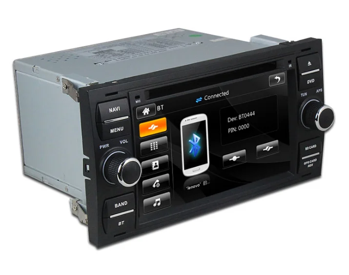 От DHL или FedEx 10 шт в упаковке, новая 2DIN автомобильный DVD плеер радио аудио gps для Ford Mondeo Focus Transit C-MAX S-MAX gps навигатор 1080P BT