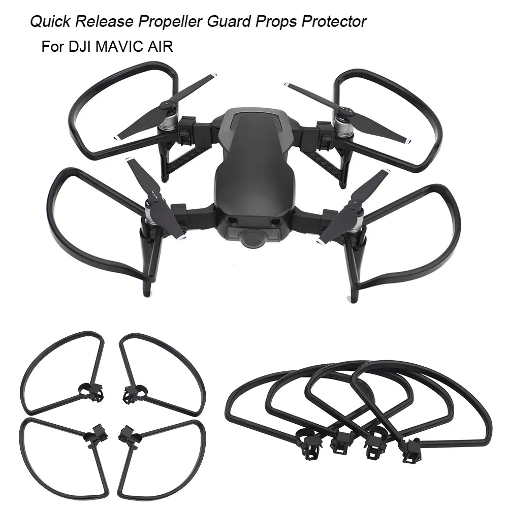4 шт. Пропеллер Защитный реквизит быстросъемный для DJI Mavic Air FPV Drone 6J7 Прямая