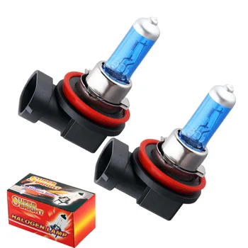 

2pcs H11 H8 Super Bright White Fog Halogen Bulb 55W Car Head Light Lamp