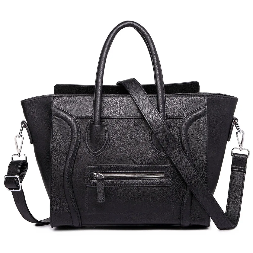 Fashion Women Designer Celebrity Leather Smile face handbag Shoulder Satchel Hand Bag Styles Totes crossbody bags