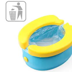 Портативный для малышей складной горшок туалет ночные горшки фолдавей обучающее сиденье дорожный горшок безопасный автомобиль