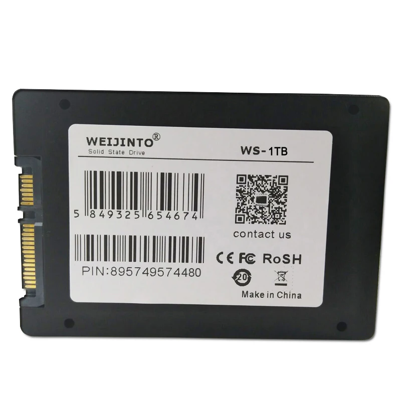 WEIJINTO SSD 1 ТБ 960GB 512GB 480GB 360GB 256GB 240GB 128GB 120GB 2,5 GB Sata SSD дюймовый Внутренний твердотельный Настольный Ноутбук