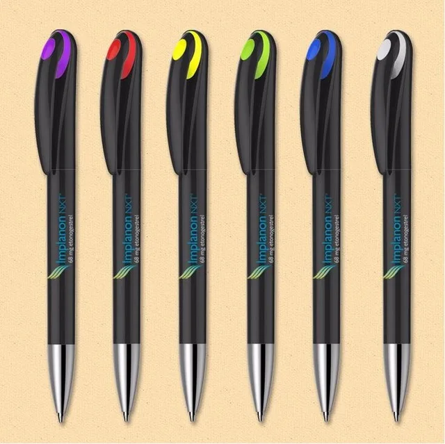 10pcs Original design new arrival wheel ballpoint pens black refills can ben replace free
