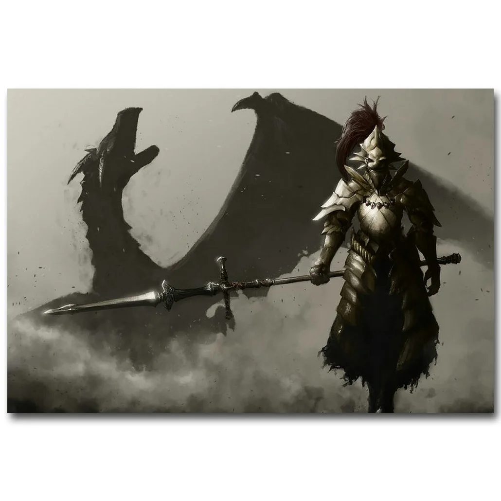 

Dark Souls 3 Art Silk Fabric Poster Print 13x20 inch Hot Game Picture for Living Room Wall Decoration Gift 019