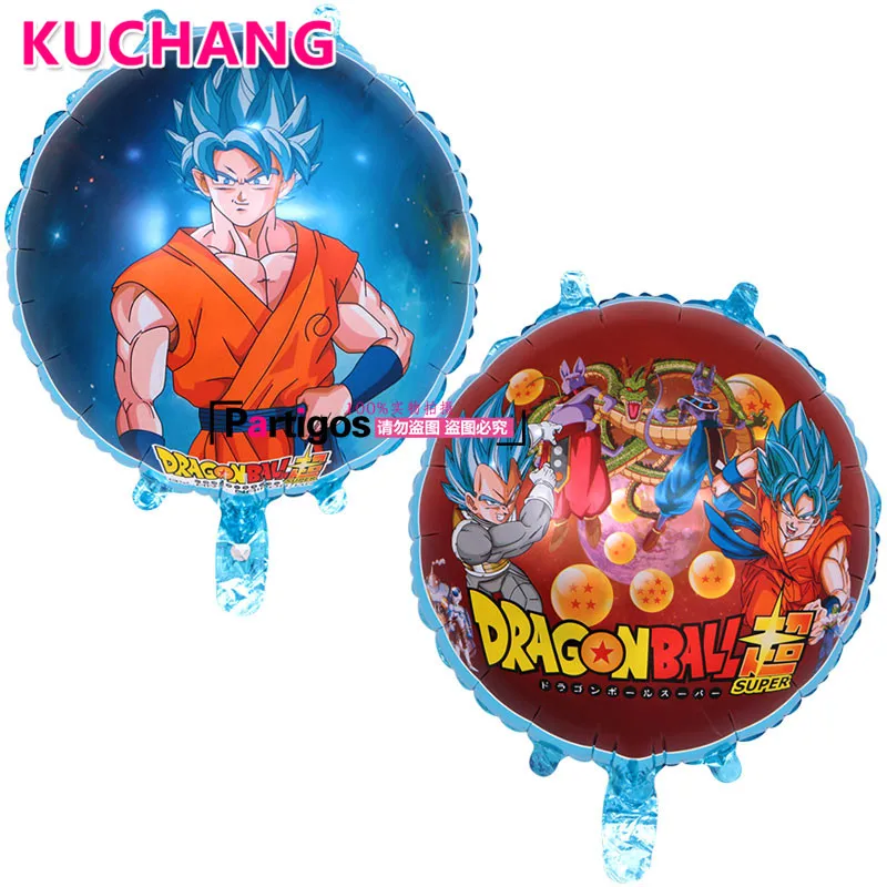 10 шт./лот 18 дюймов Dragon Ball Фольга воздушные шары Z Гоку драгонболл зет Аниме dragonball