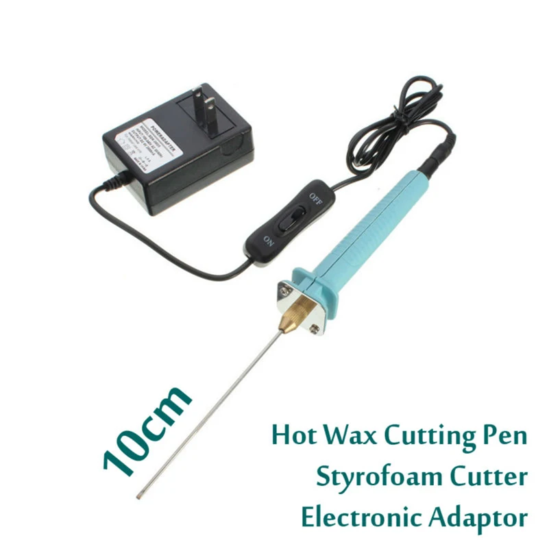 

New Craft Hot Knife Styrofoam Cutter 10CM Pen CUTS FOAM KT Board WAX Cutting Machine Electronic Voltage Transformer Adaptor