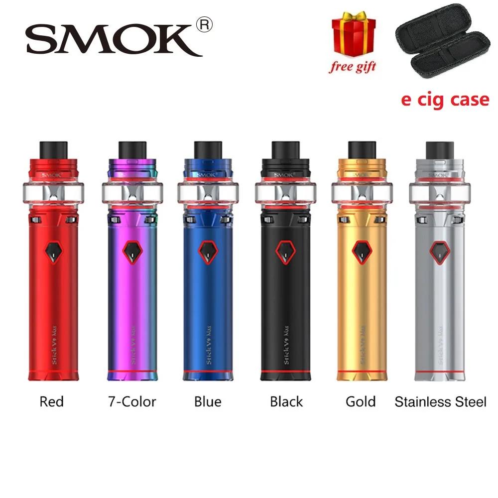 

New Original SMOK Stick V9 Max Kit 4000mAh with 8.5ml Stick V9 Max Tank Electronic Cigarette Vape Kit Vs Vape Pen 22 / Smok novo