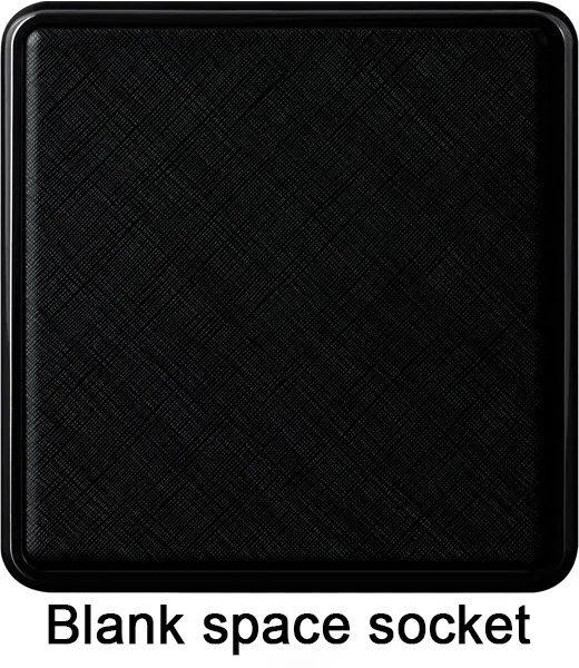 Blank space socket