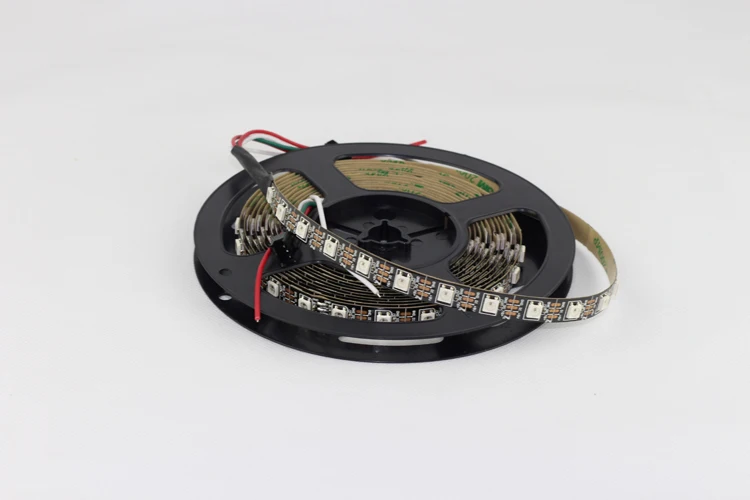 WS2812 WS2812b 5 метров постоянного тока В пикселей RGB цветная светодиодная лента 150