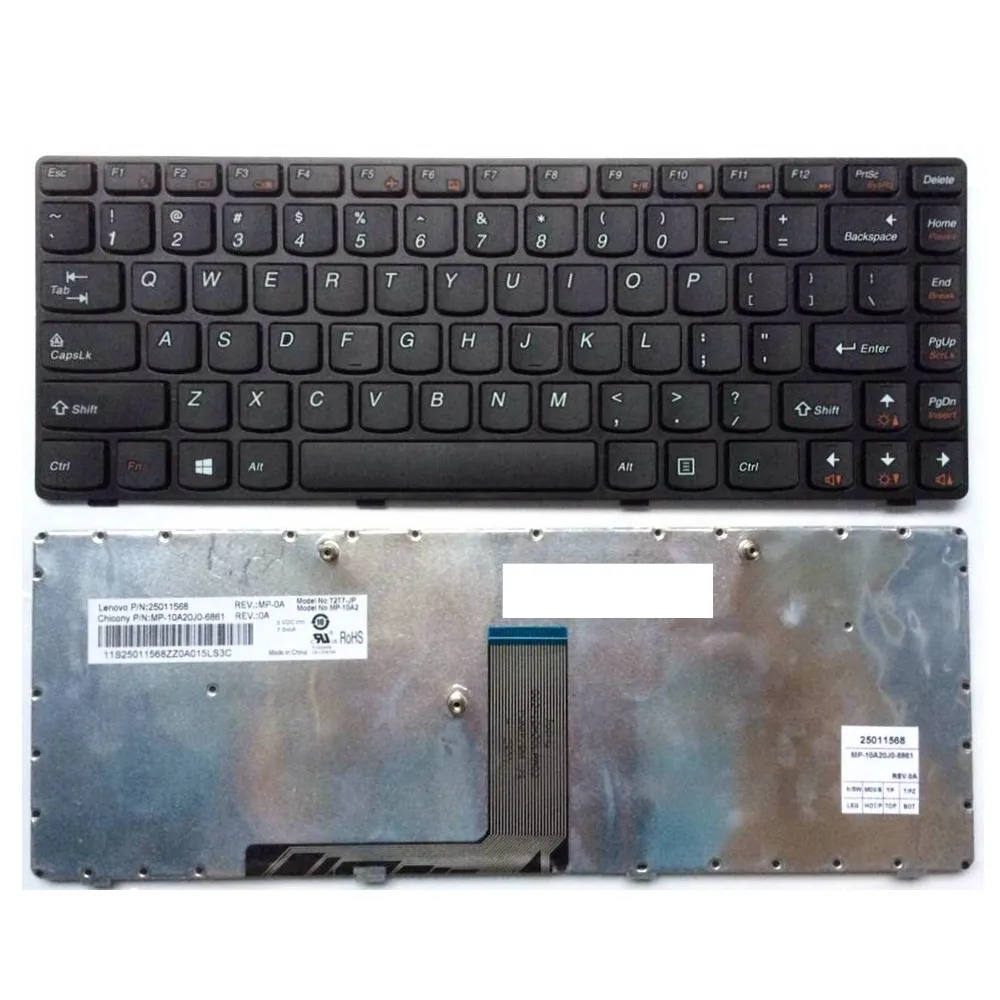 

US Black New English laptop keyboard For Lenovo B490A B490 B480 B480G B480A B490A B490 B490G B480 B480G B480A M495 M490 B475