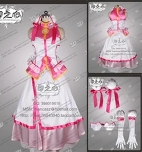 Dog days Millhiore F. Biscotti Mujeres Cos Anime Cosplay Del Partido Del Traje Uniforme Del Traje Del Envío Libre