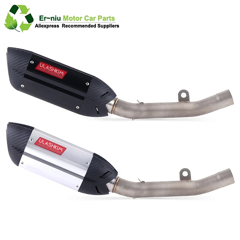 

Full System Exhaust Slip On For kawasaki Z800 Z 800 Motorcycle Exhaust Muffler Escape Middle Mid Contact Pipe DB Killer