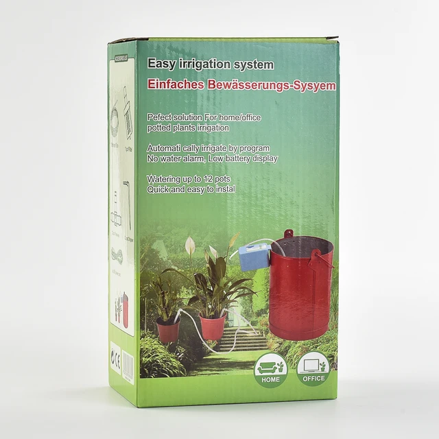 LED Convenient Micro Automatic Irrigation Set Flowers Plant Watering Timer Electronic Controller Garden Water Timer Home Office