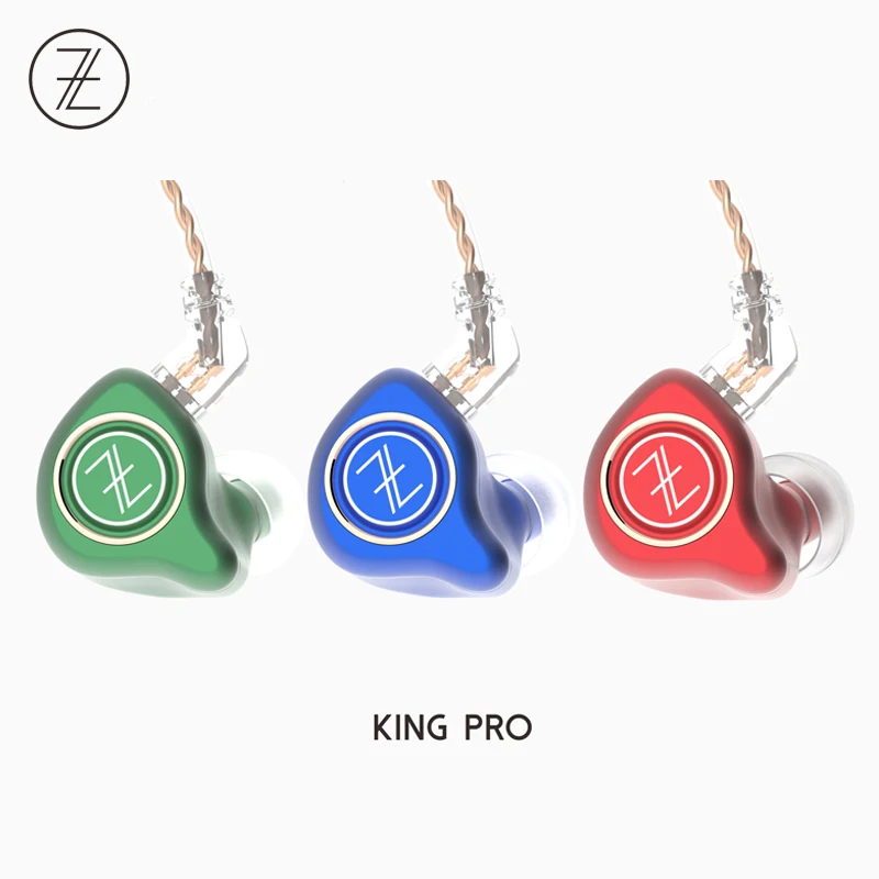 

The Fragrant Zither TFZ KING PRO Metal HIFI Monitor In Ear Sports Earphone Customized Dynamic DJ Earphone Detachable 2Pin Cable