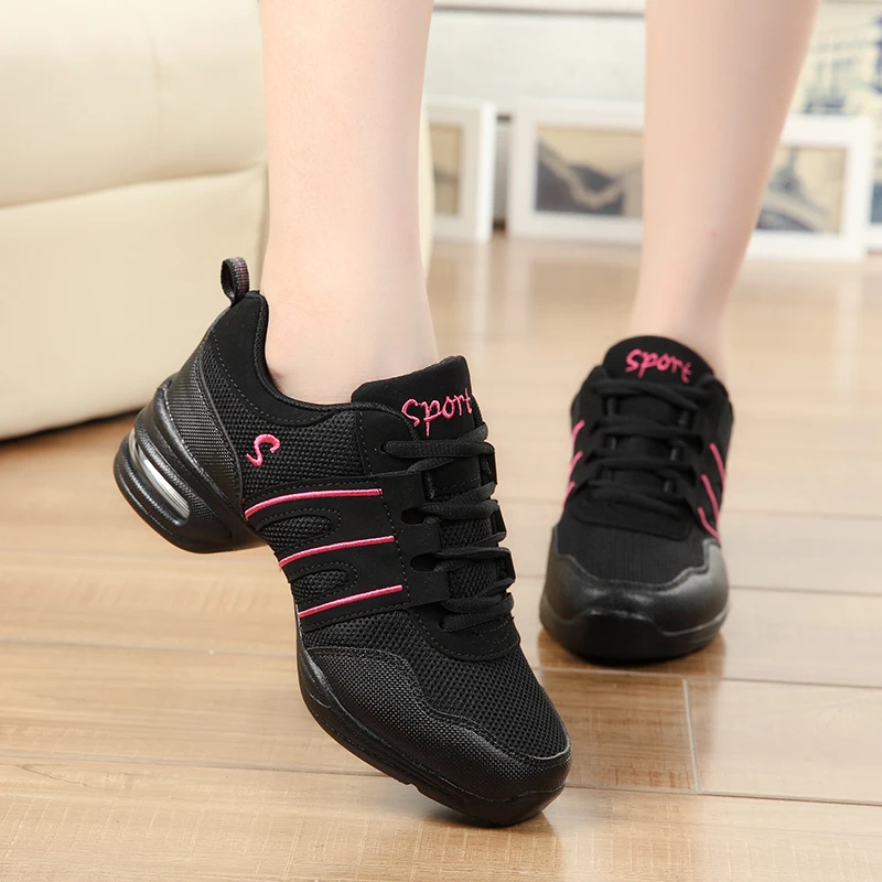 UPUPER/Танцевальная обувь для женщин; мягкая подошва; Современный Джаз; Танцевальная обувь; кроссовки для женщин; женская обувь для тренировок; большие Size34-42
