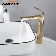 Смесители для ванной комнаты позолоченный латунный Смеситель для ванной комнаты горячей и холодной унитаз Раковина Водопроводный Кран Золотой смеситель XT844