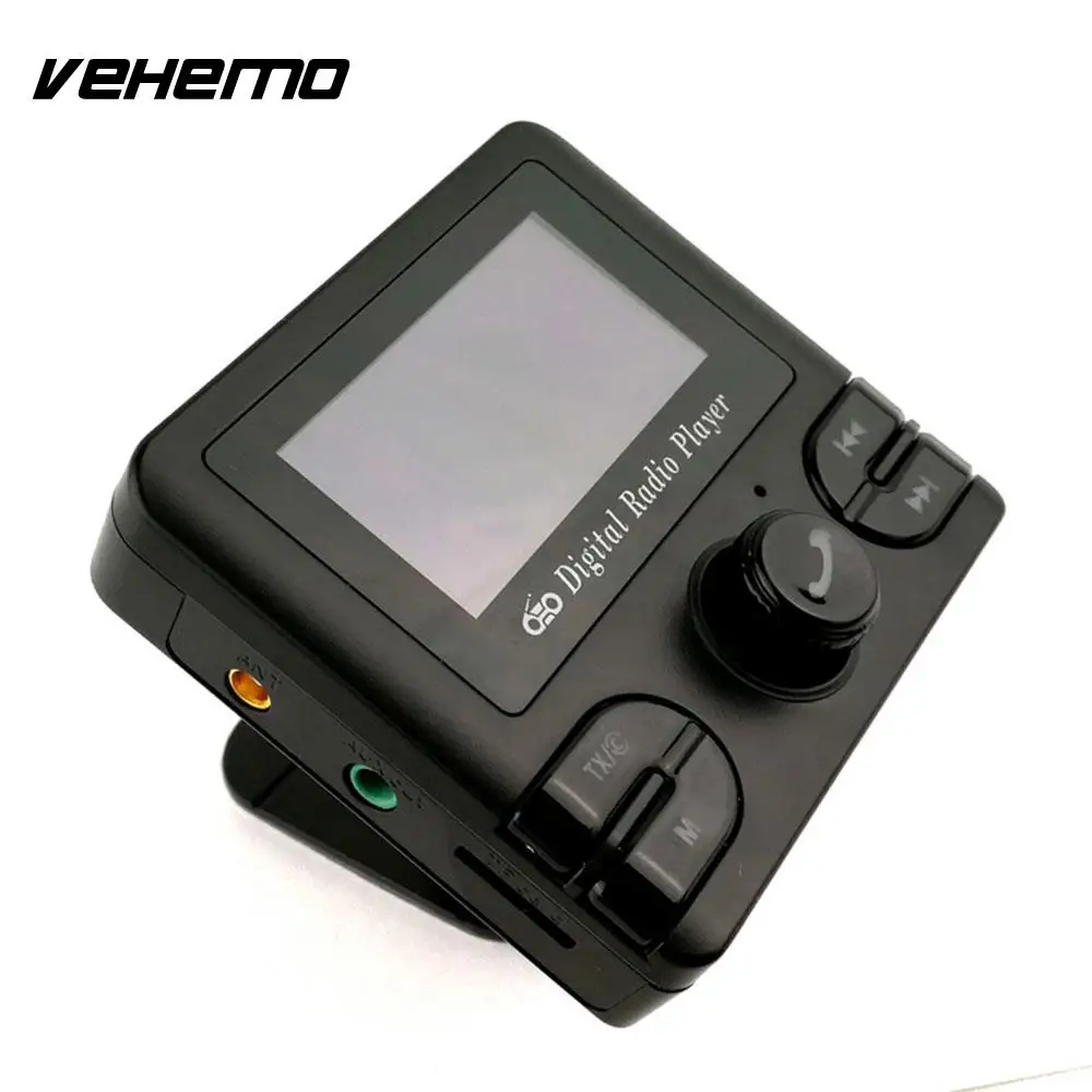 Vehemo ABS Автомобиль DAB автомобильный fm-трансмиттер MP3 плеер Автомобильный адаптер радио рук-свободный антенны