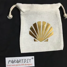 Пользовательские Seashell Русалка девичник похмелья свадебный душ восстановление выживания комплект подарок на свадьбу сумки вечерние мешки для конфет