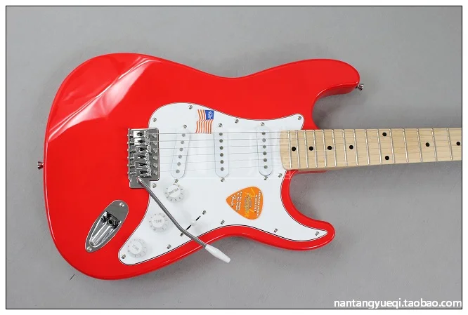 

Best Price New guitar F Stratocaster ST 6 strings Electric Guitar Four colors for choosing (sunburst ,black.whit.red) Free Shipp
