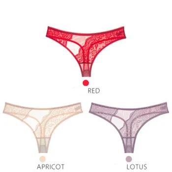 

New Embroidery Sexy Girl Panties Lingerie Transparent Seamless Lace Girl G String Kids Thongs Pants For Young Girl Underwear