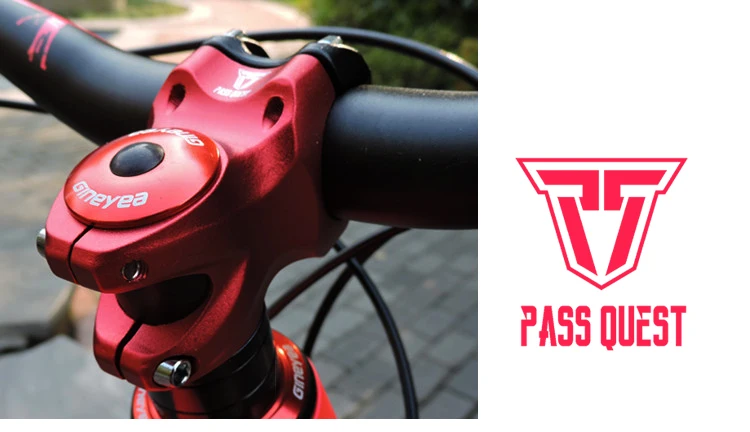 Pass Quest Сверхлегкий велосипедный велосипед короткий стержень алюминиевый сплав DJ/AM/FR/DH спуск 0 градусов 45 мм MTB горный велосипед стержень
