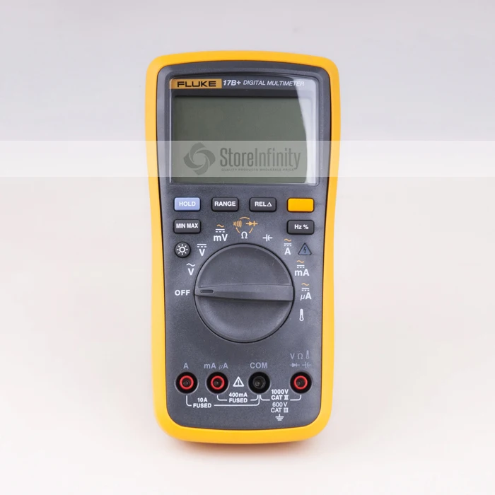 Цифровой мультиметр Fluke 17B+ PLUS(с подсветкой)+ хольдпик HP-605A адаптер 600A AC/DC ток