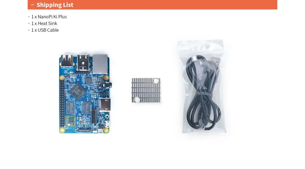 RealQvol FriendlyARM NanoPi K1 плюс Allwinner H5, 64-разрядным четырёхъядерным A53 Mali450 2 Гб DDR3 Оперативная память WI-FI HDMI RTL8211E Gigabit Ethernet