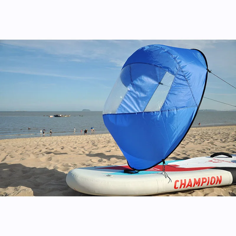 Huya Force 42 voile kayak Paddle Scout vent Paddle barques vent replier voile Blue, 42 Kit voile instantanée de canoë Huya Force 42 voile kayak Paddle Scout vent Paddle barques vent replier voile Blue, 42 Kit voile instantanée de canoë