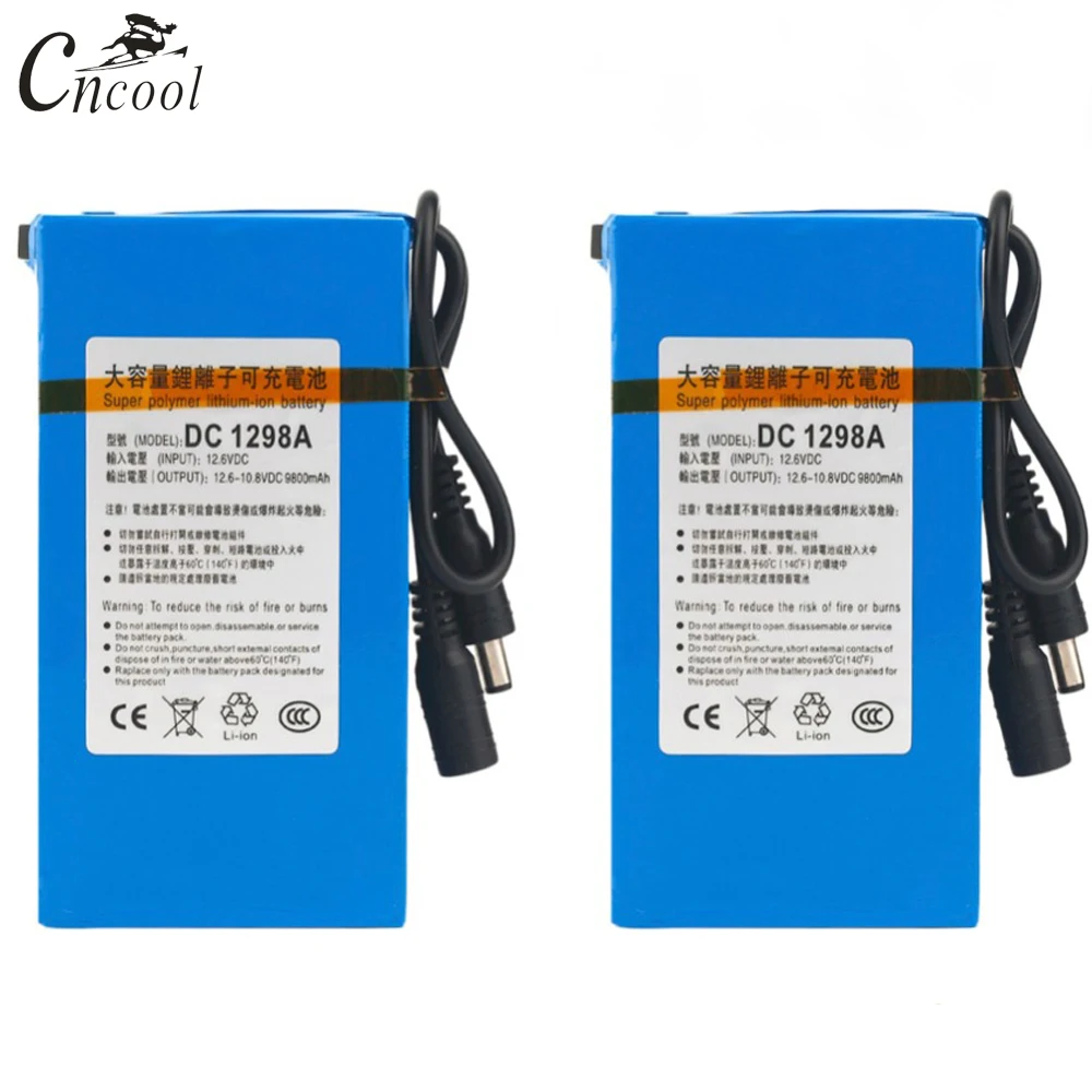 Cncool Высокое качество 12V 9800Mah супер перезаряжаемая батарея портативная литий