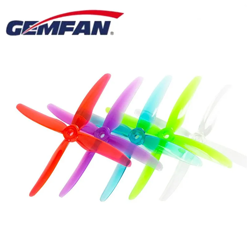 2 пары пропеллеров GEMFAN 51455 5 1 дюйма Hurricane X с 4 лезвиями монтажное отверстие мм для RC