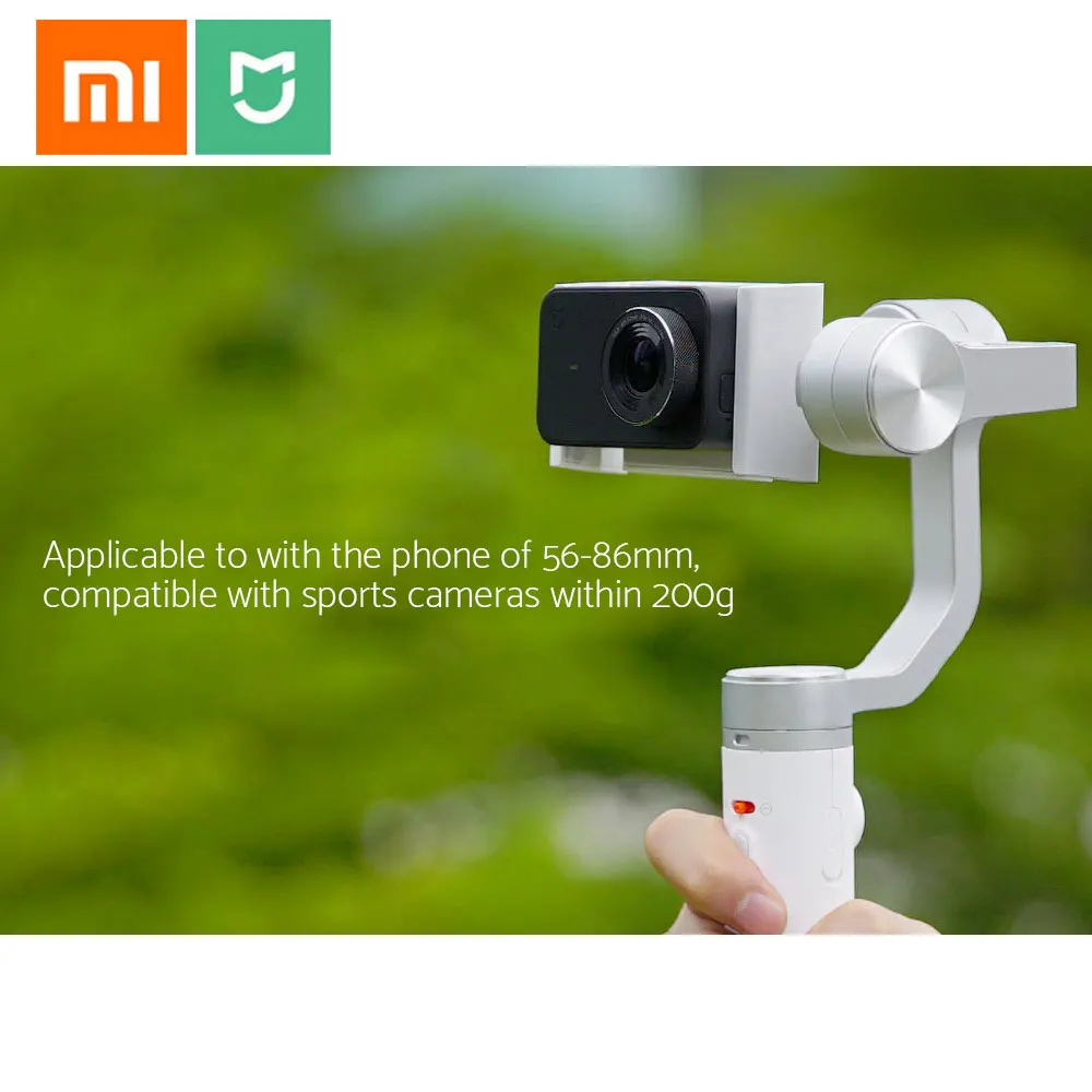 Original Xiaomi Mijia SJYT01FM 3-Axis Handheld Gimbal Stabilizer 5000mAh Battery For Sports Action