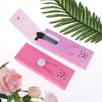 

New Arrival 1Pc Cartoon Plastic Creative Button Writing Pencil Box Students School Supplies