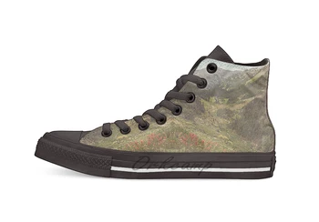 

Go Camping Design breathable Casual High Top lace-up Canvas shoes sneakers For Drop shipping