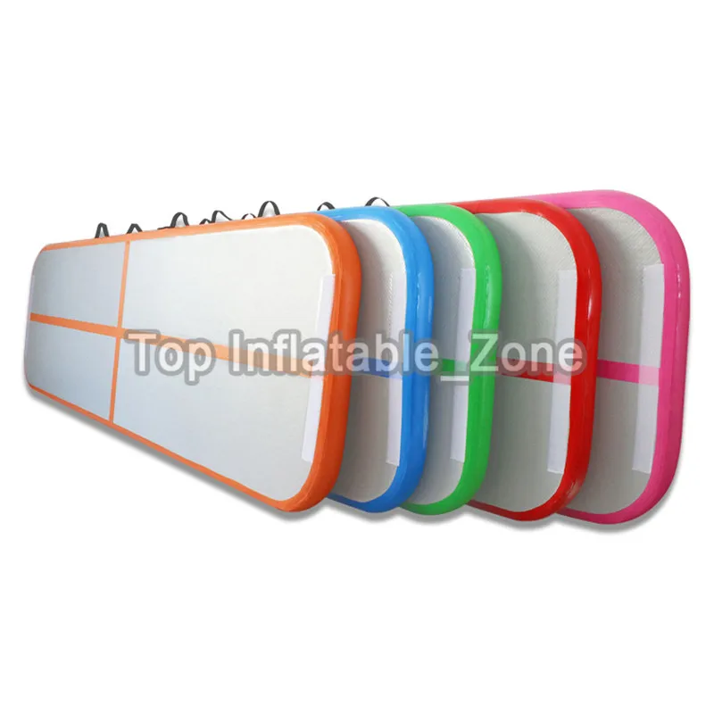 

3M/4M/5M Inflatable Tumbling Track Mat On Sale Colorful Inflatable Training Mat For Gymnastics Mat DWF Air Floor With Pump