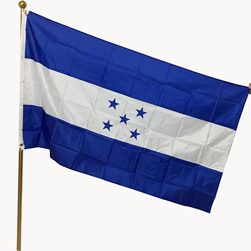 

world flying natioal flag hundred percent polyester printed Honduras flags and banners 3*5ft decoration outlast banner