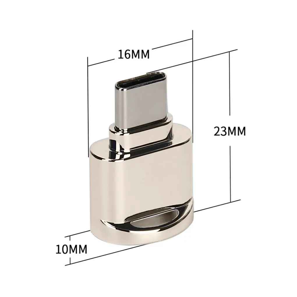 Смартфон стандарта OTG адаптер портативный USB3.1 type-c разъем TF Micro SD кард-ридер Мини конвертер