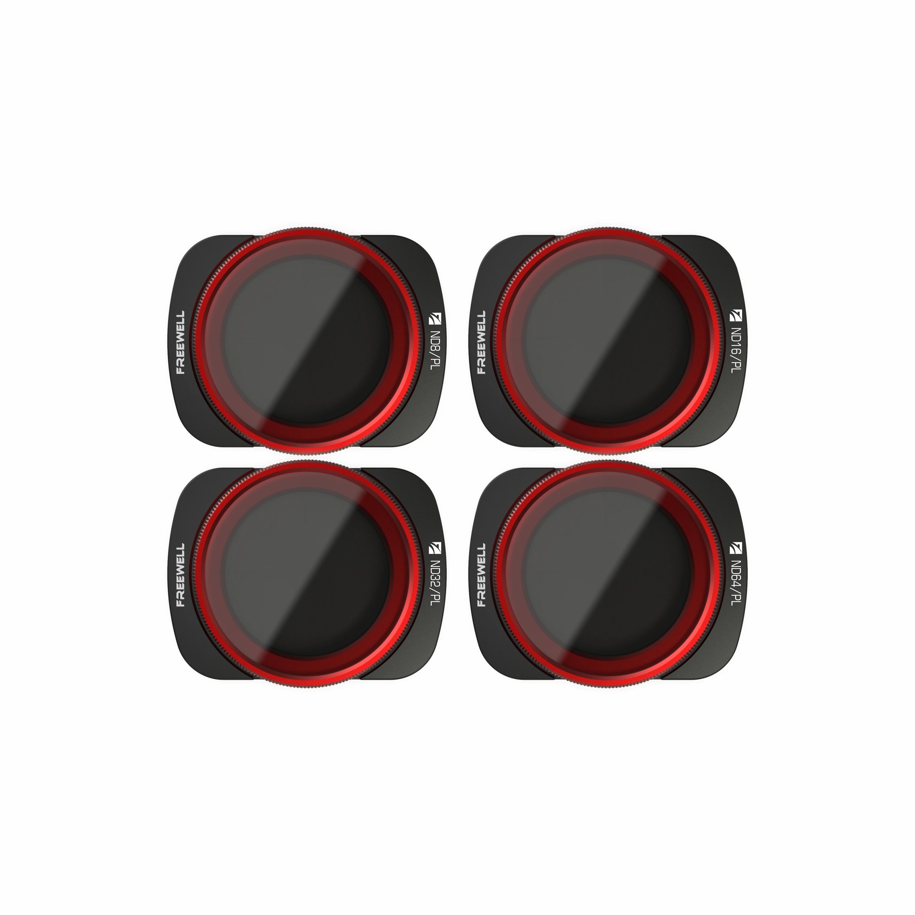 Freewell Bright Day 4K Series 4 упаковки ND8/PL ND16/PL ND32/PL ND64/PL фильтры для объектива камеры DJI Osmo Pocket