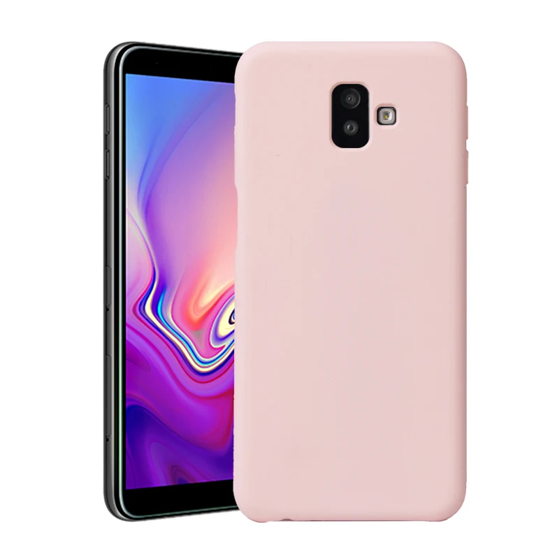 

Liquid Silicone Phone Case For Samsung Galaxy J6 J4 Plus J5 2017 J3 J8 2018 Cases Fundas For Samsung J2 Prime Core Pro Cover