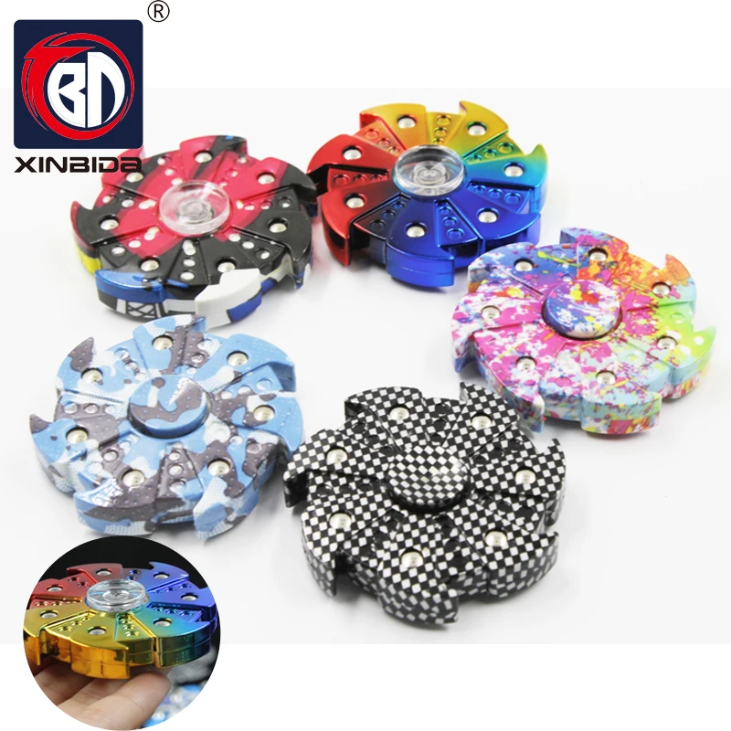 2017 колеса Радуга новый пять блесны Непоседа игрушка EDC handspinner против стресса и