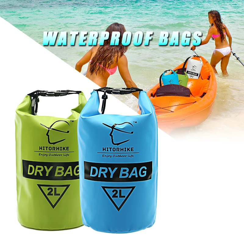 

HITORHIKE 2L Waterproof Dry Bag Outdoor Swimming Camping Rafting Storage Bag 6 Colors