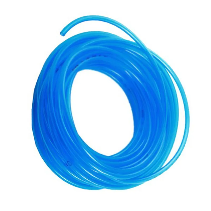 15 м, прозрачный синий Топливный Газ Полиуретан PU сжатого воздуха шланг, 4x6 мм