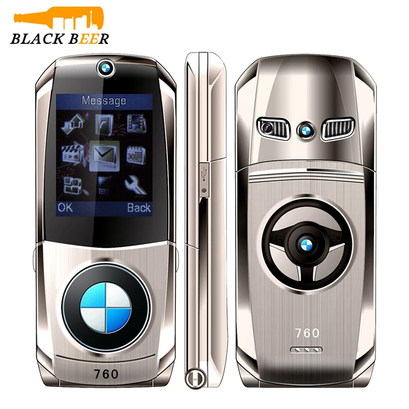 Мобильный телефон Mosthink W760 с откидной крышкой и двумя sim-картами 1,7", мини-камера с металлическим корпусом в автомобиле, одноъядерный телефон с русской клавиатурой