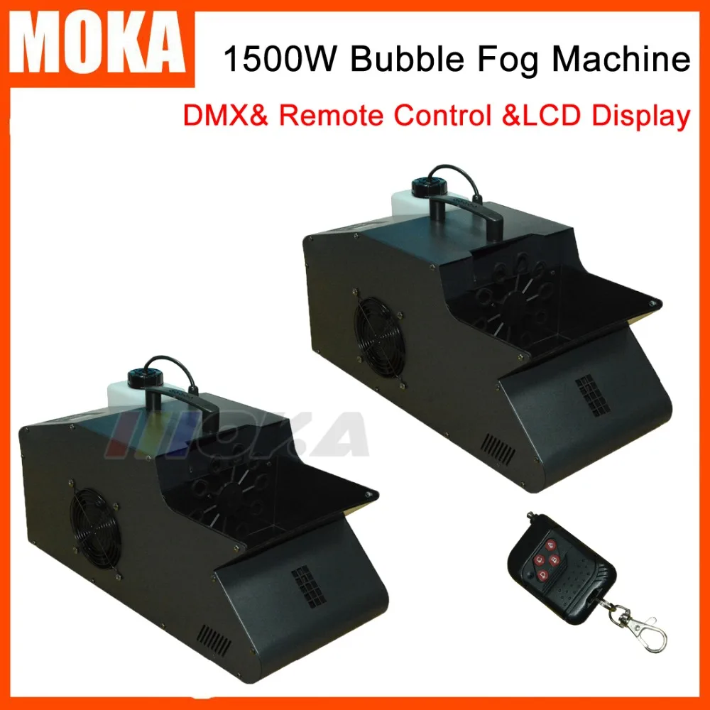 2Pcs/lot DJ Fog Smoke Machine With Bubbles Stage Bubble Making Machine