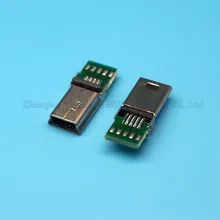 10 шт. для Philips 10P штекер MINI USB 10PIN с печатной платой+ 330K сопротивление шина сварного типа провода