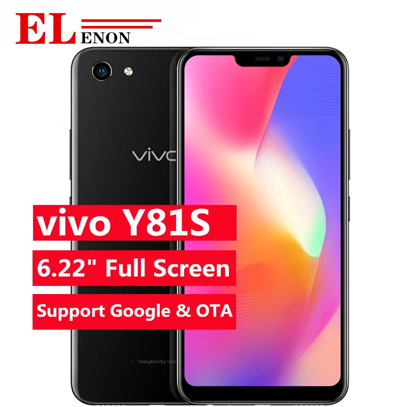 Оригинальный Новый VIVO Y81S Y8 S LTE Android 8 1 четыре ядра 6 22 дюймов 3 Гб ОЗУ 64 ПЗУ 13 МП